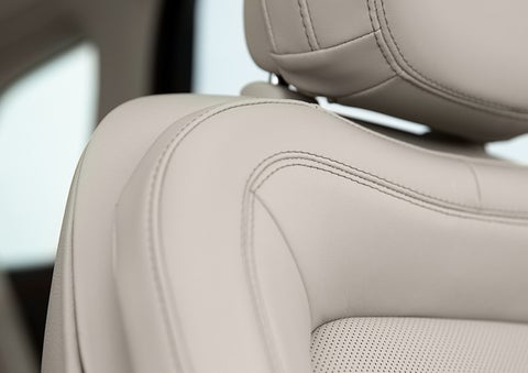 Fine craftsmanship is shown through a detailed image of front-seat stitching. | Baldwin Lincoln in Covington LA